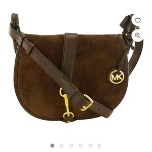 Michael Kors Jamie shoulder cross holy bag coffee dark brown